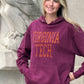 VT Virginia Tech Block Font Burgundy Hoodie