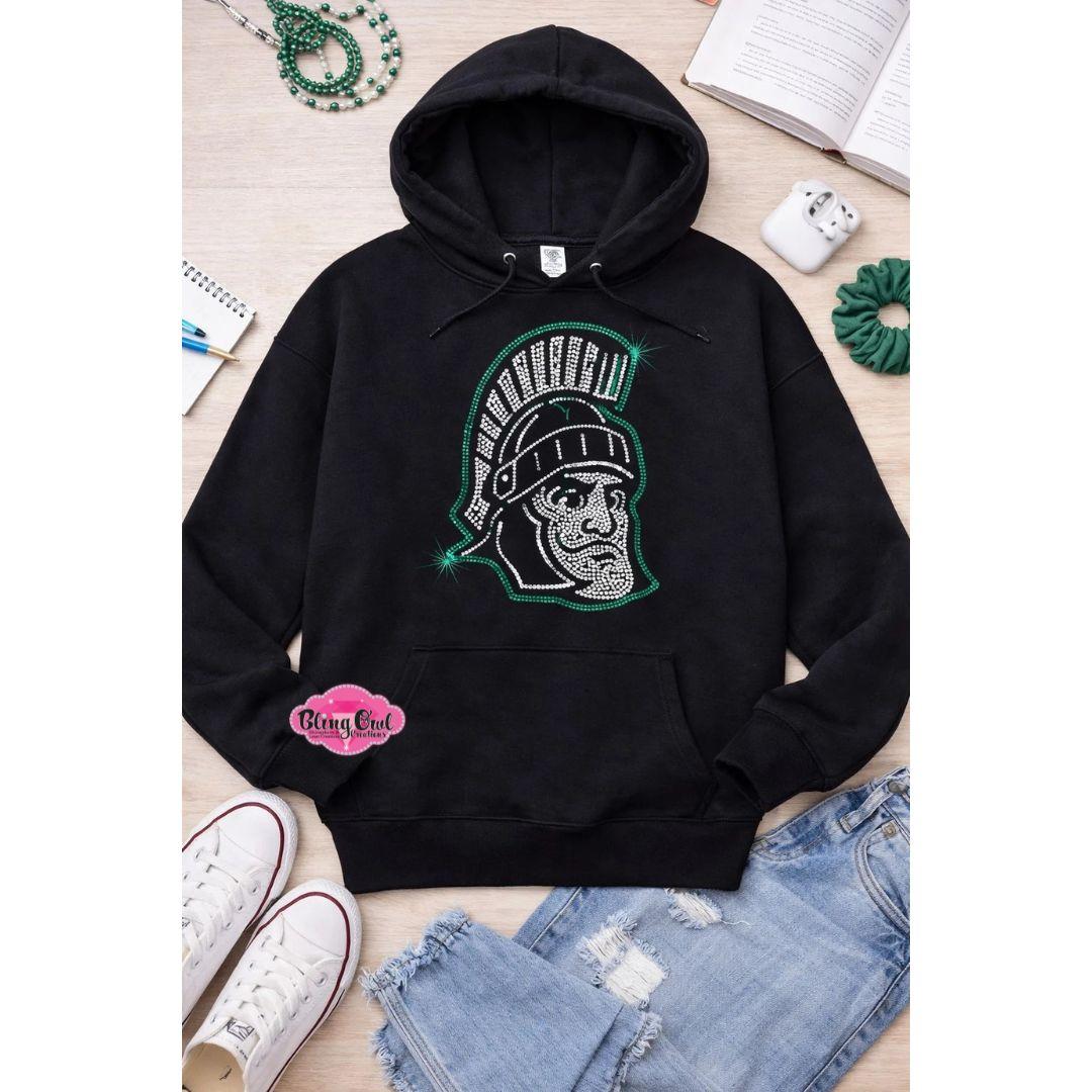 MSU Sparty Rhinestone Sweatshirt