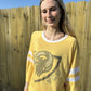 VCU Rams Game Day Top with Rhinestone Ram Shield
