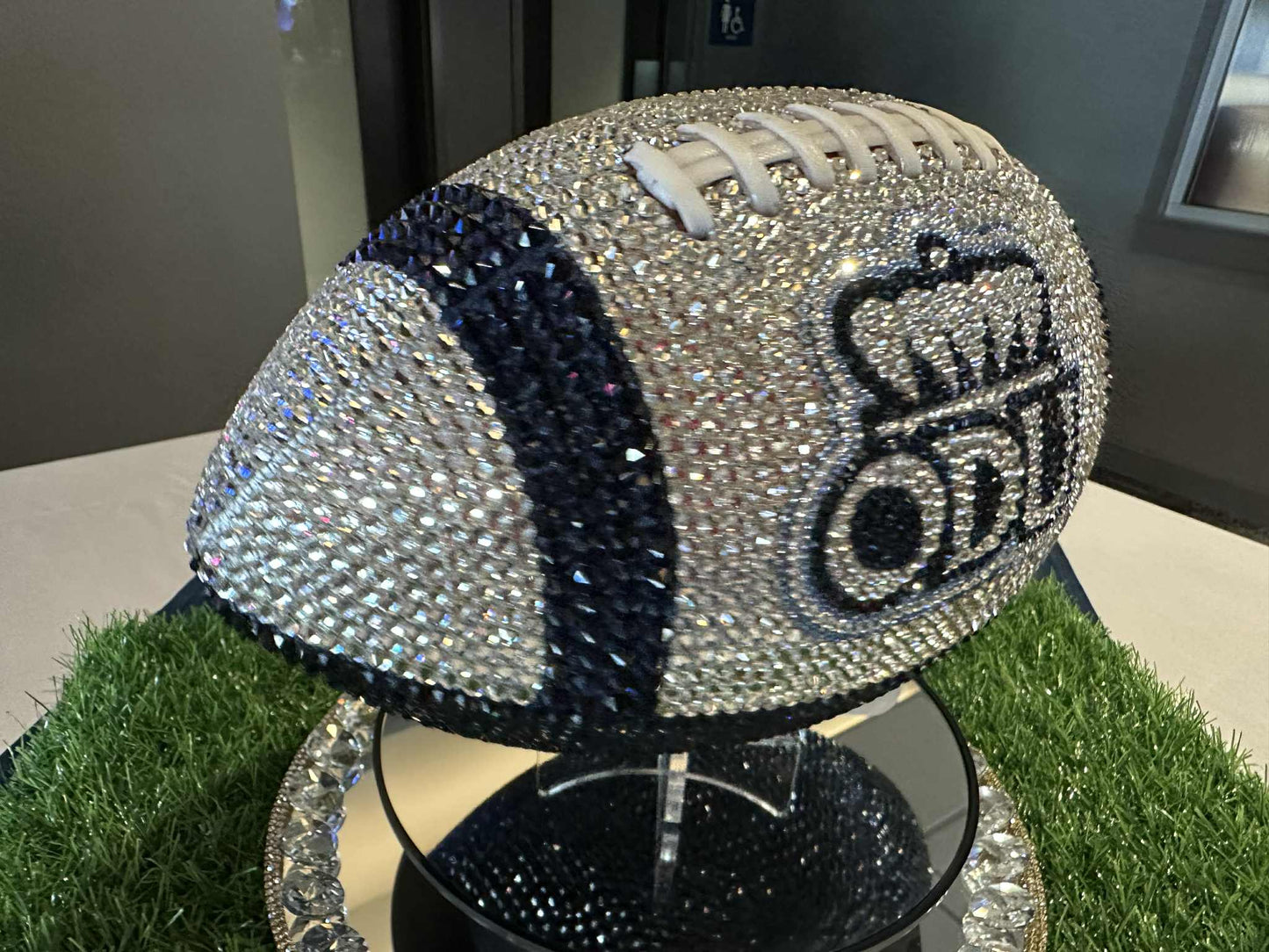 ODU Custom Bling Football