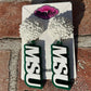 MSU Initials Acrylic Earrings- 2 Layer