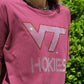 VT Virginia Tech Hokies Logo Scoop Neck Unisex Tee