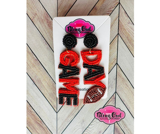 football_earrings football_glam football_fashion_for_moms football_moms_must-have_accessories football_fashion_swag game_on glam_on football_love gametime_earrings fan_gear football_outfit sports_fashion_accessories