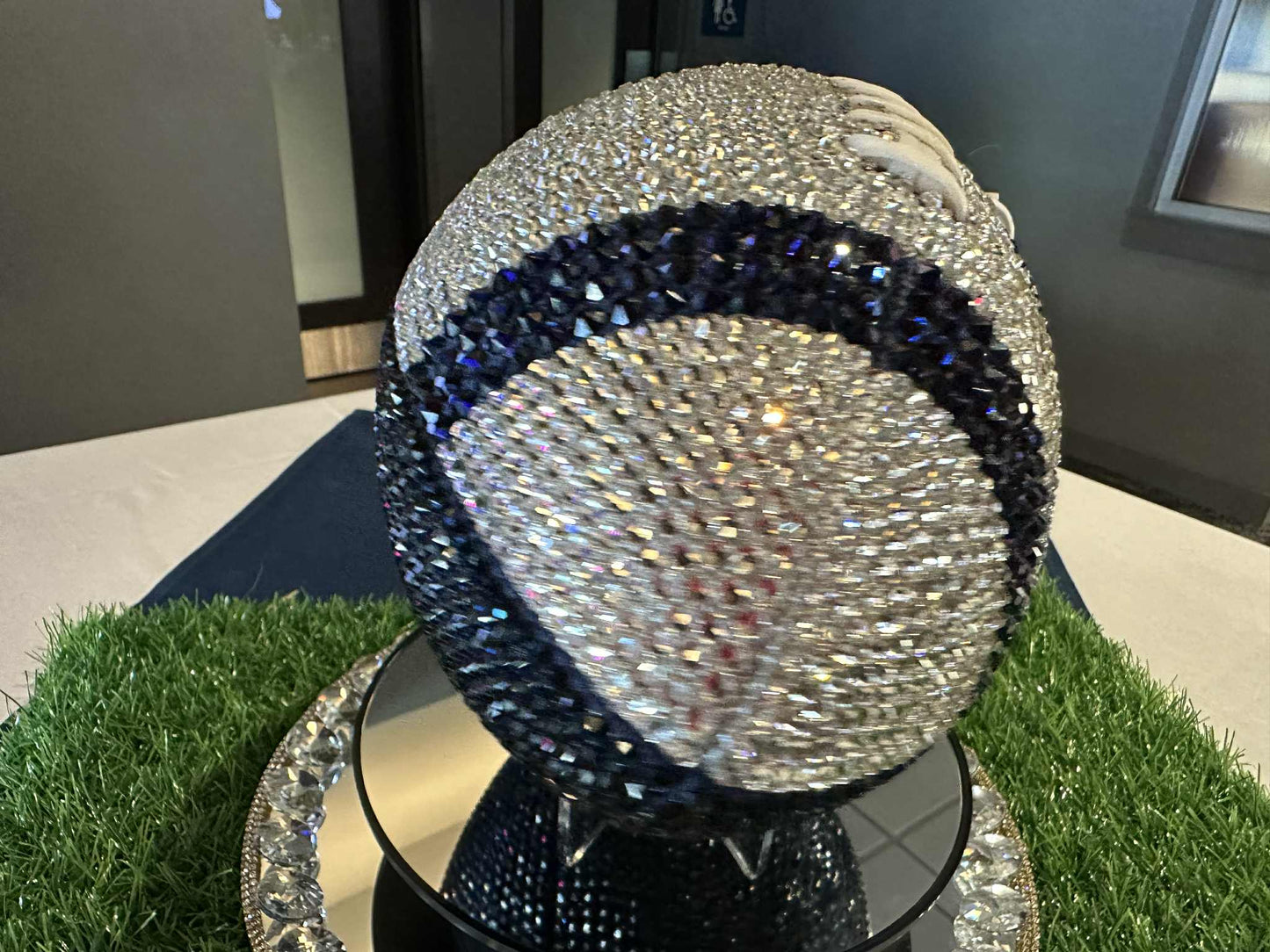 ODU Custom Bling Football