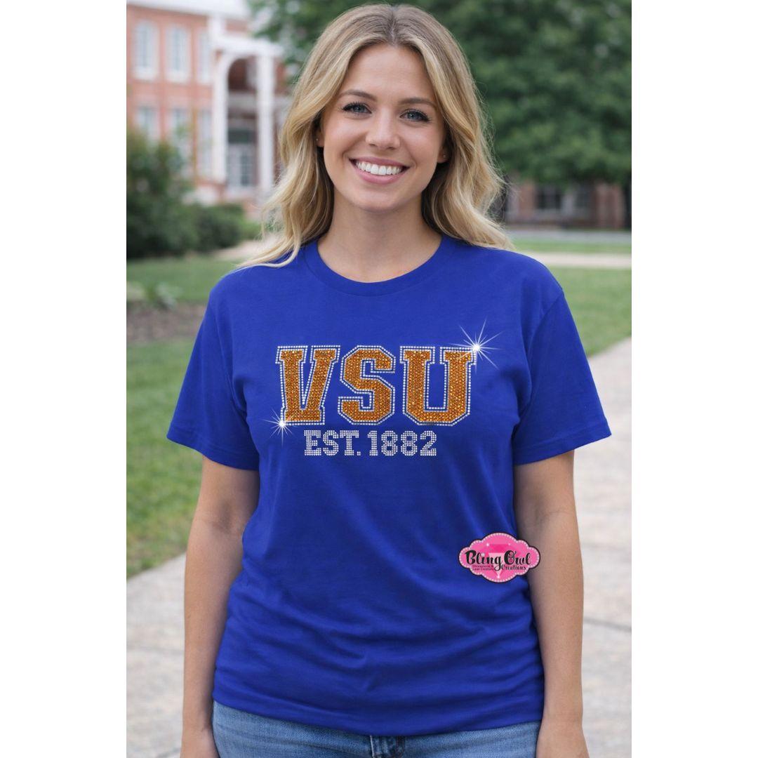 VSU Est 1882 Scoop Neck Unisex Tee