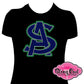 ASCS A Logo Adult Logo (Rhinestone Design)