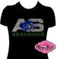 ASCS Seahawks Adult Logo (Rhinestone Design)