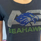 ASCS Seahawks Adult Logo Womens Fitted Tshirt (Sample)
