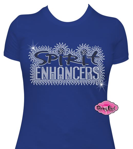 Spirit Enhancers Scatter Cheer Womens Fitted Tshirt