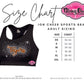 Clinton Tigers Cheer Adult Sports Bra