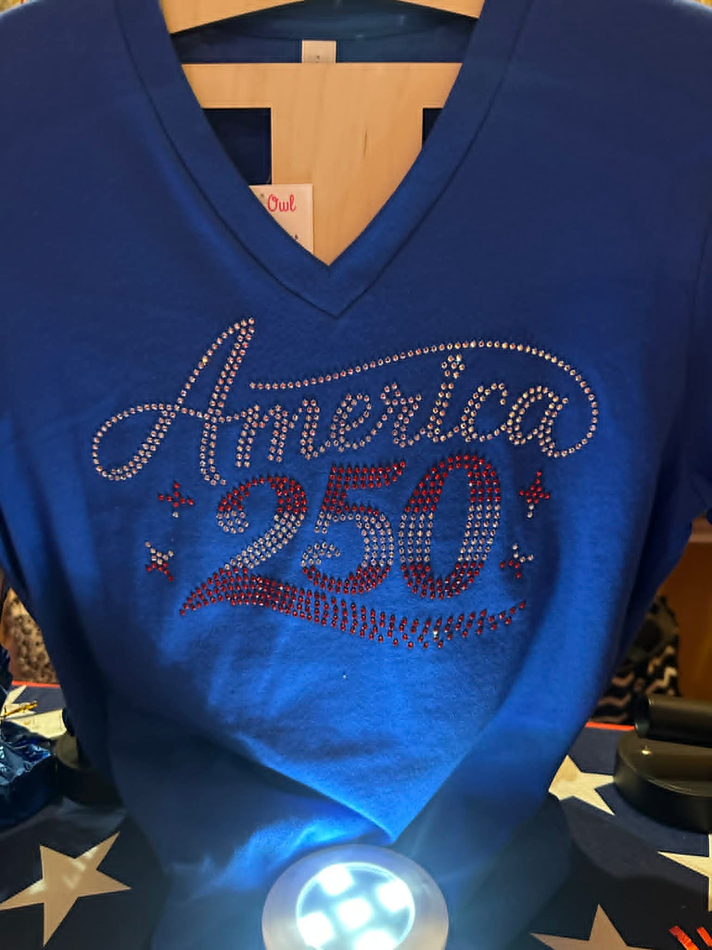 America 250 Unisex Vneck Tshirt