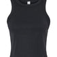 MSU Mini Helmet Crop Ribbed Tank Top