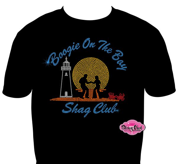 Boogie on the Bay Shag Club Unisex Tshirt