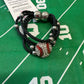 Baseball Leather Bling Bracelet