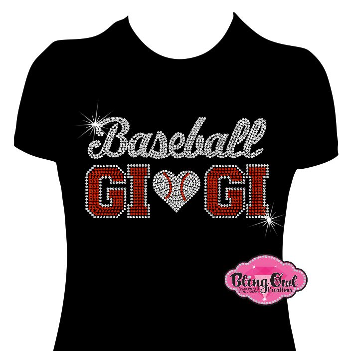 baseball_gigi_ball_heart sports shirts game day tshirt rhinestones sparkle bling
