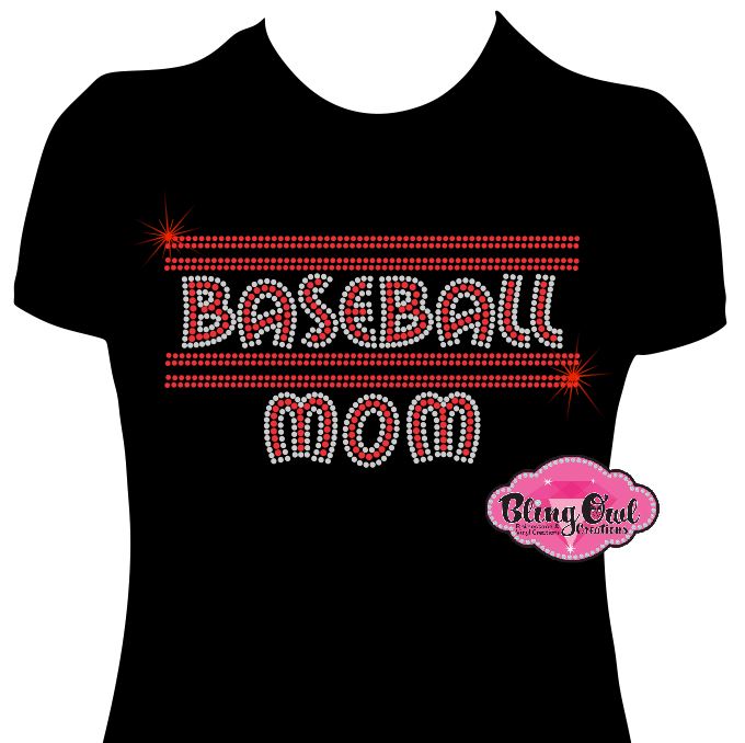 baseball_mom baseball seams spirit_wear rhinestones sparkle bling