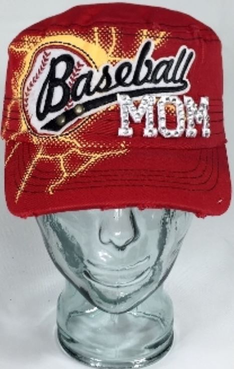 Baseball Mom (Red/Yellow)