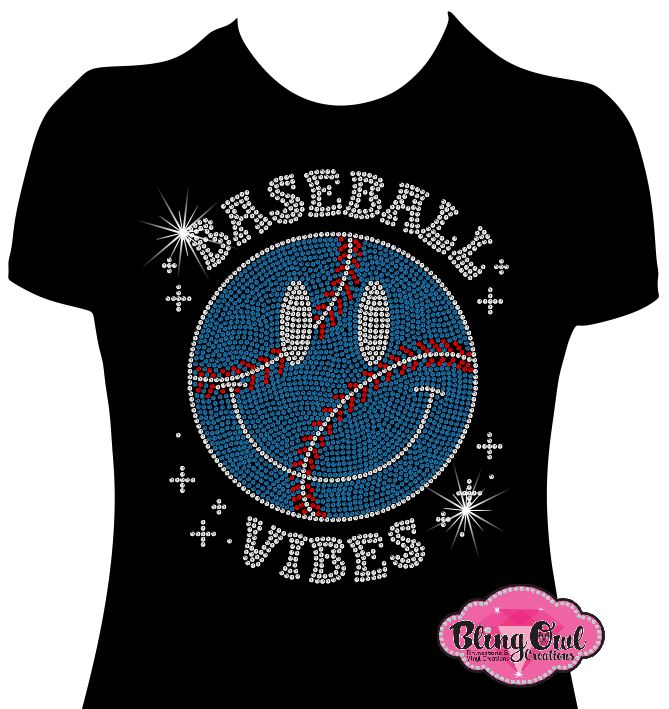 baseball_vibes sports shirts game day tshirt rhinestones sparkle bling