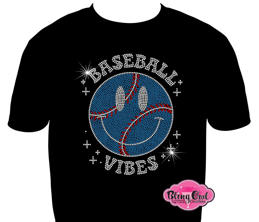 baseball_vibes sports shirts game day tshirt rhinestones sparkle bling
