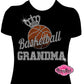 Basketball Grandma Crown  (Rhinestone design)