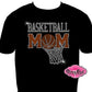 basketball_mom spirit_wear black unisex shirt rhinestones sparkle bling