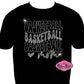 basketball_mom spirit_wear black shirt rhinestones sparkle bling