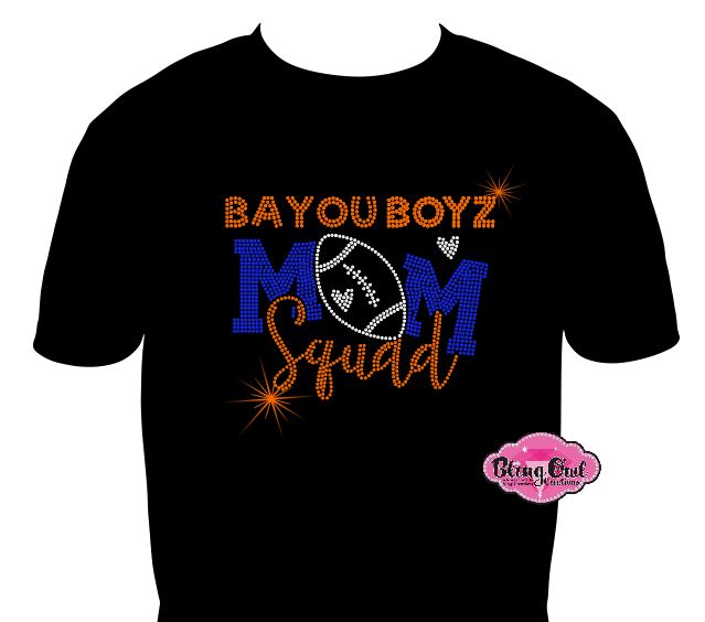 Bayou Boyz Mom Squad Football Unisex Scoop Neck