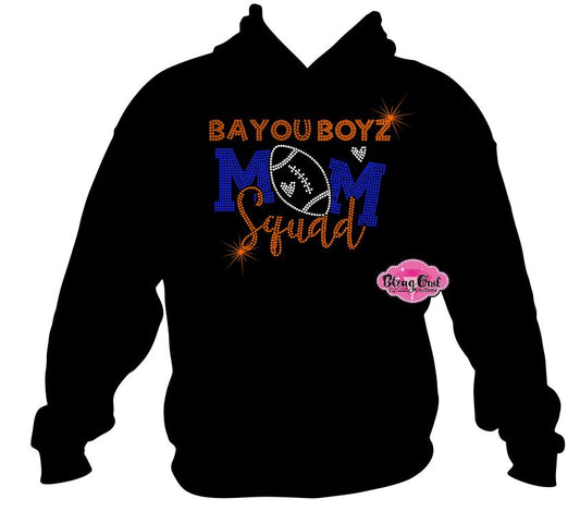 Bayou Boyz Mom Squad Football Sweatshirt
