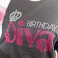 Birthday Diva 3 Unisex Tee (Sample)