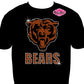 bears_spirit_wear team school spirit wear shirt rhinestones sparkle bling
