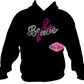 Believe Cursive Ribbon (Rhinestone Design)