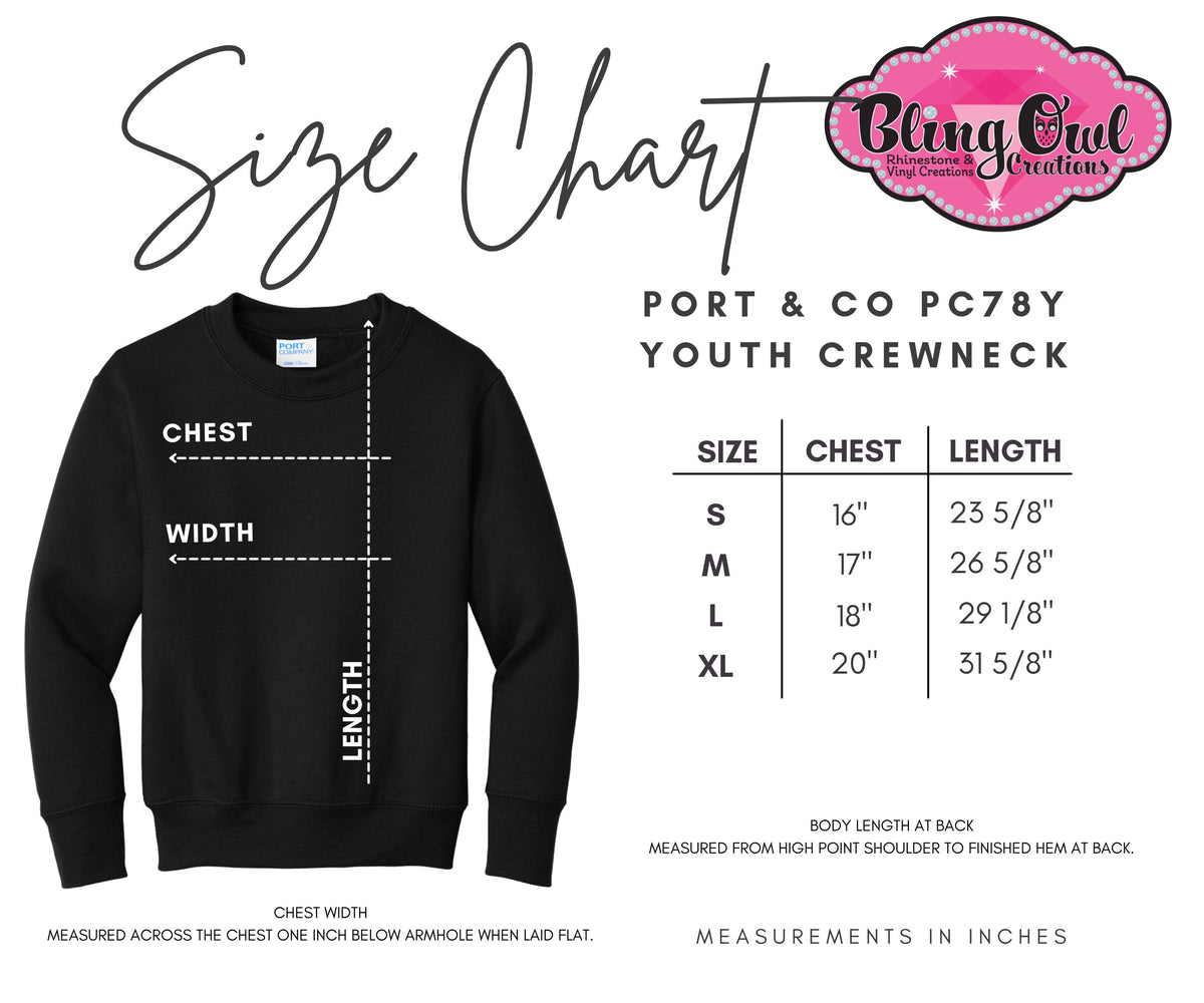 Fusion Dance Team Scatter Youth Crewneck