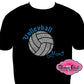 volleyball_mom_big design shirt glam_vibes_outfit rhinestones sparkle bling 