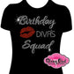 Birthday Diva Squad 1 (Rhinestone Design)