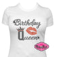 Birthday Queen lips 1 (Rhinestone Design)