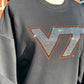 VT Virginia Tech Cropped Heavyweight Crewneck