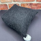 Wool Zipper Pouch with Pom
