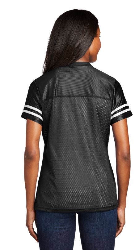 Cheer Curve Stripes Football Jersey