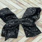 Sequin Hair Bow Black