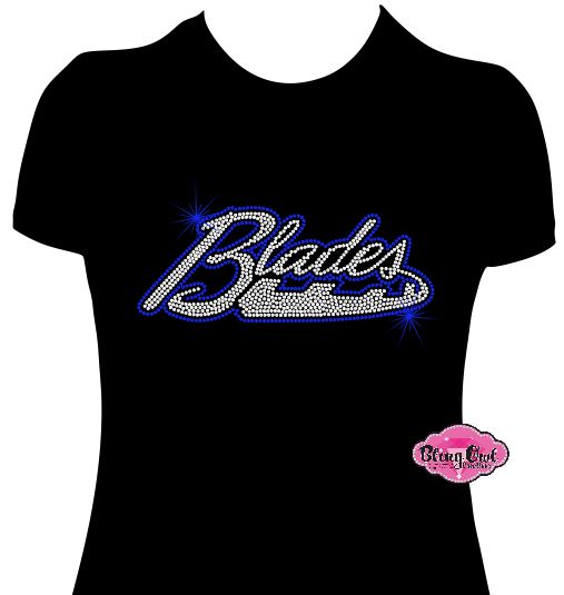 Blades Womens Fitted Short Sleeve Tshirt
