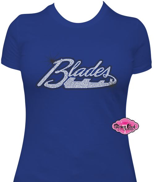 Blades Womens Fitted Short Sleeve Tshirt