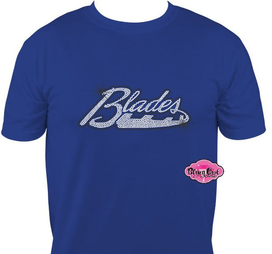 Blades Unisex Adult Short Sleeve Tshirt