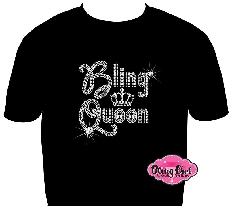bling queen_crown pageant_shirt_contestants rhinestones sparkle bling