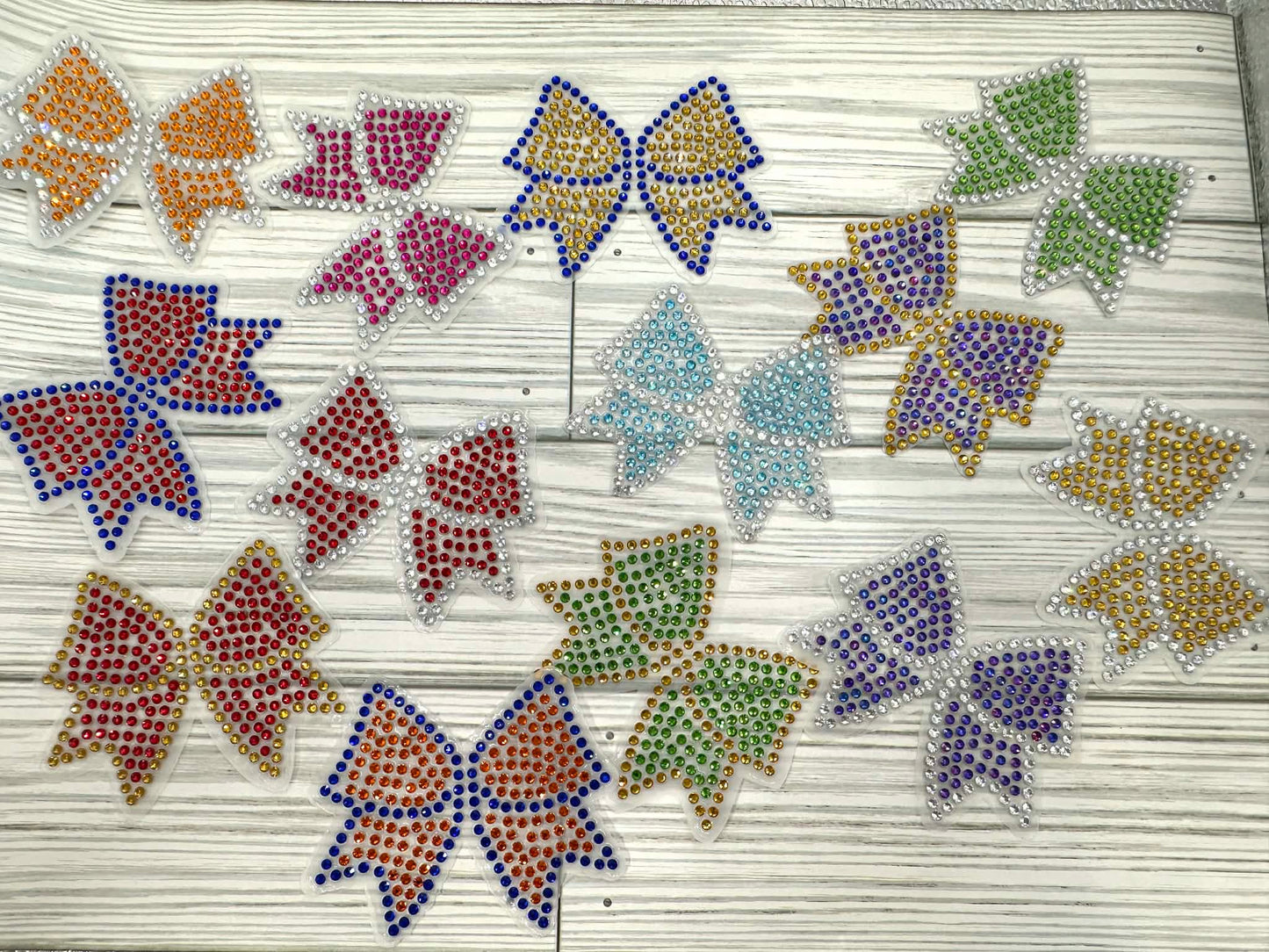 Cheer Bow Bling Decal