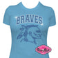 indian_river braves mascot school_spirit_wear rhinestones sparkle bling