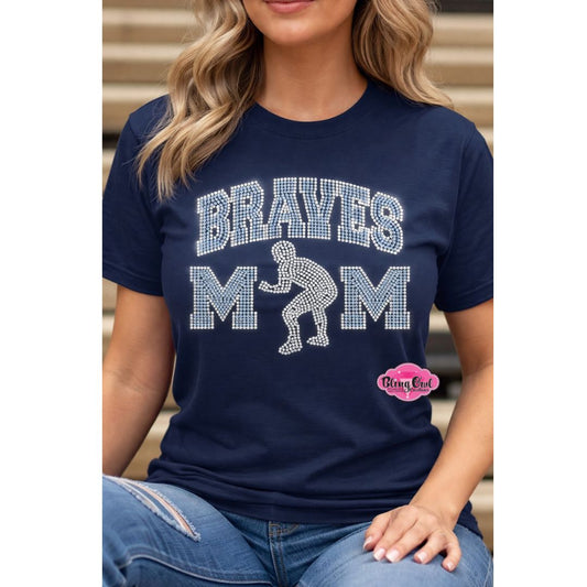 Braves Wrestling Mom Unisex Tshirt