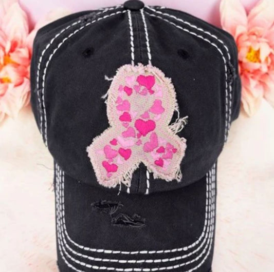 Breast Cancer Ribbon Hat – Breast Cancer Awareness