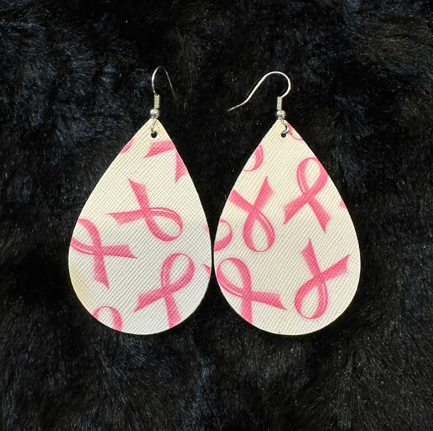 Teardrop Earrings Pleather - Variety