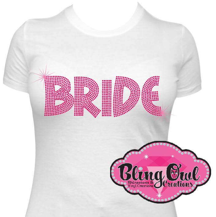 Bride 1 (Rhinestone TRANSFER ONLY)