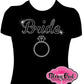 Bride_with_ring bride_to_bling chic_and_classy outfit bachelorette_bling_outfit bridal_shower_tee trendy_bride_to_be shirt rhinestone_royalty sparkle_on_your_day ladies_bling_shirt bling_babes wedding_bling_shirt